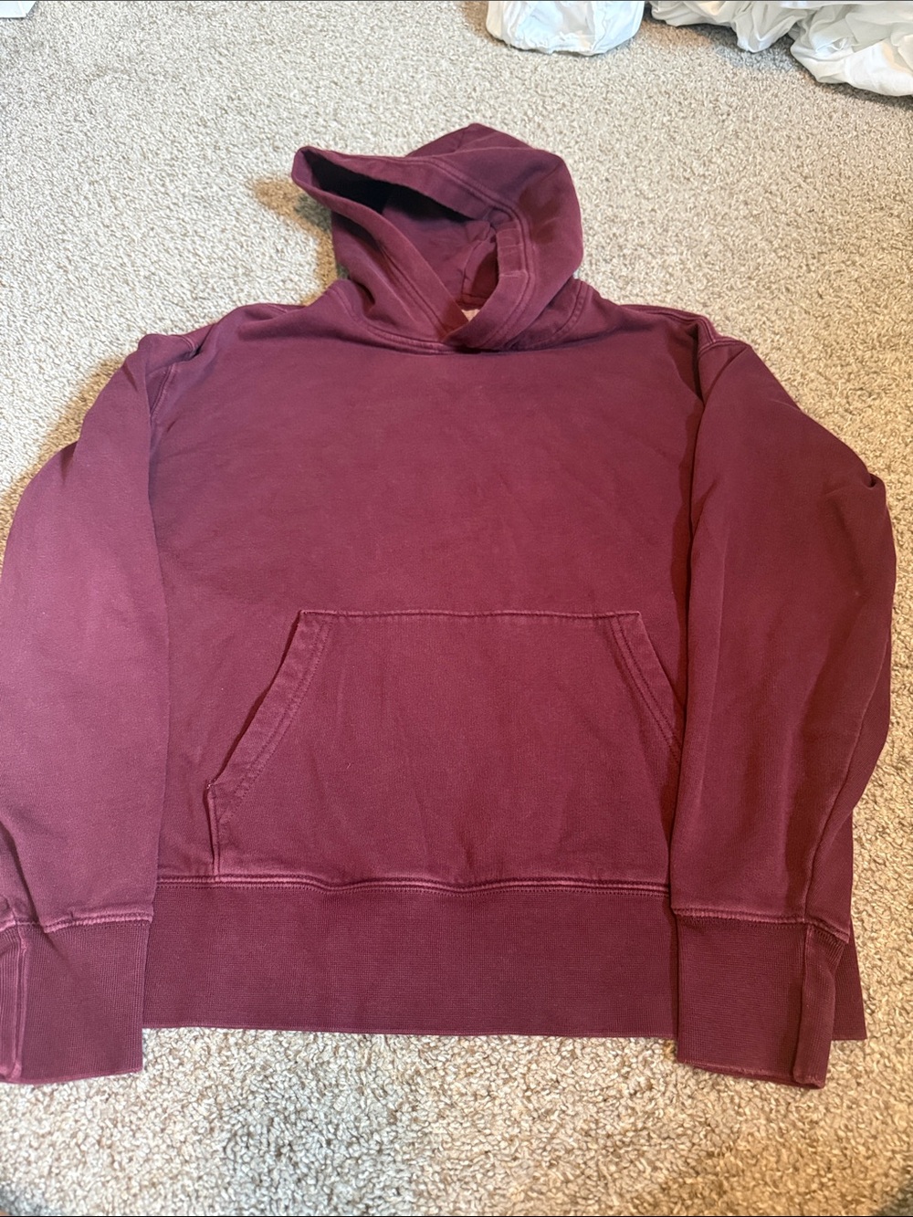 American Eagle Outfitters Burgundy Pullover Hoodie